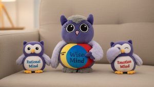 Meet Wisey, Your first DBT Skills Reminder Cuddle Buddy